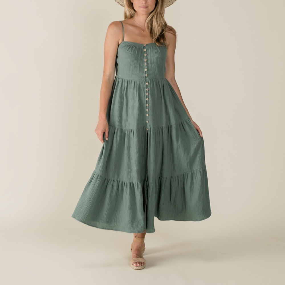 Tiered maxi dress